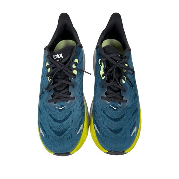 Hoka One One Arahi 6 Mens 14 2E Wide Athletic Shoes Blue Green White Running - Picture 3 of 9